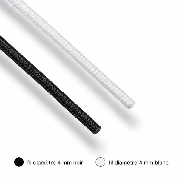 Fil corde simple perlée